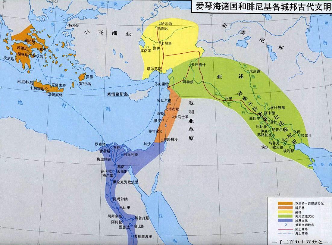 腓尼基在哪个大洲,腓尼基人灭绝了吗