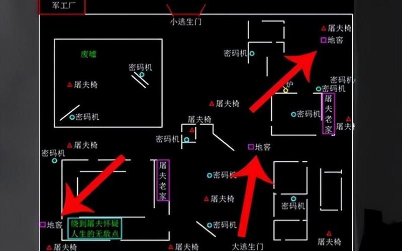 第五人格地窖位置怎么找,第五人格中军工厂的地窖在哪里